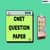 CNET Question Paper 2025: CNET Previous Year Question Paper